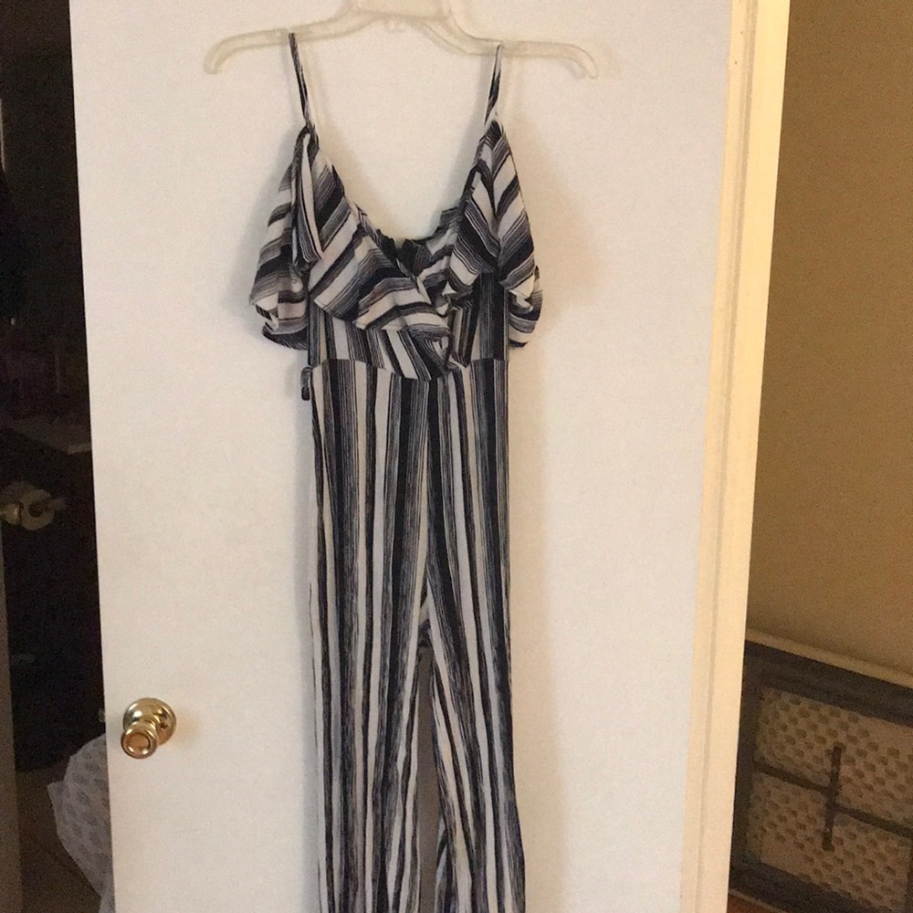 Striped Jumpsuit